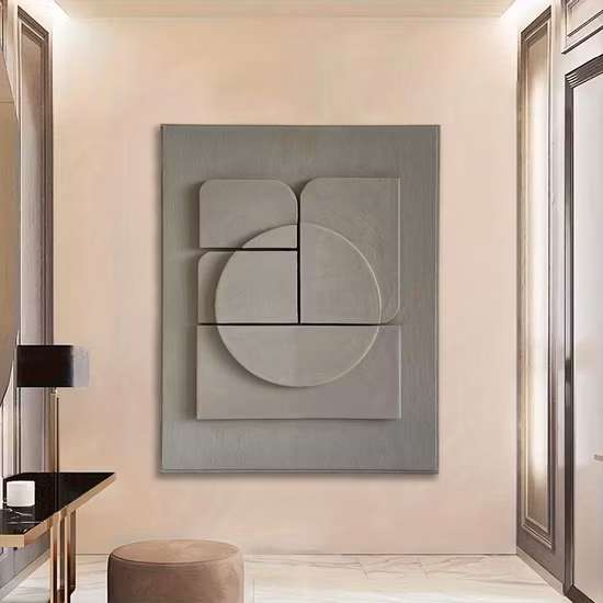 Panneau acoustique décoratif 3D, tapis de peinture, décoration murale imprimée, panneau d'art mural à Absorption acoustique